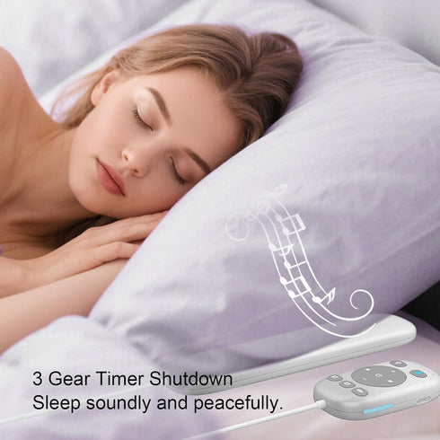 Diyeeni 5.4 36 3 24H Under Pillow Speaker Bluetooth with Bone Conduction, Wireless Remote, Soothing Sleep Sounds