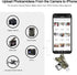 4 in 1 Micro SD Card Reader for iPhone/iPad/Android/Mac/Computer/Camera, Portable SD Card Adapter for SD and TF Cards