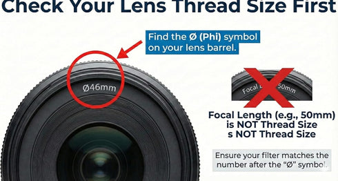 SNLxStudioz 46mm (2-Pack) UV Filter - HD Ultra Clear Optical Glass, Basic Scratch & Dust Protection for Camera Lens