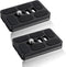 Wokyo 2 Pack PU60 Quick Release Plate with 1/4 inch-20 Screw All Metal