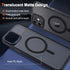 Hython Magnetic Translucent Matte Phone Case for iPhone 11, Slim Fit Shockproof Bumper, Compatible with MagSafe for