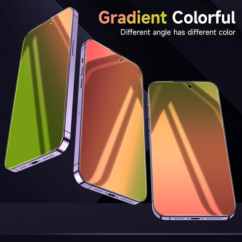 (2 Pack) Compatible with iPhone 14 Pro Max Privacy Screen Protector 6.7 Inch, Mirror Anti Spy Tempered Glass with Easy