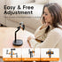 Bygital7 17/16/15 Cell Phone Stand for Desk, Adjustable Angles & Height, Aluminum Phone Holder for iPhone Pro Max Plus