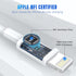 iPhone Charger (3/3/6/6/10FT) 5Pack MFi Certified Lightning Cable, Fast Charging Cords Compatible with iPhone 14 13 12
