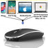 Rechargeable Bluetooth Mouse, Black, 450mAh Battery, 3 DPI Levels, Skin-Friendly