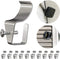 Vinyl Siding Clip Hooks for Outdoor Camera, No-Hole Needed Mounting for Home Security Camera, 12 Pack