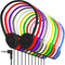 Maeline Bulk On-Ear Headphones with 3.5 mm Headphone Plug, 10 Pack Wholesale Bundle, Multi Color
