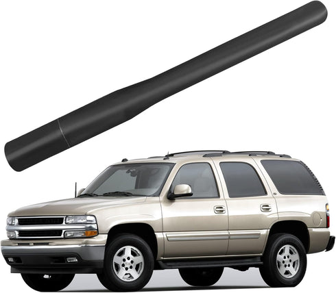 RooFox 4 Inch Aluminium Antenna Replacement for Chevy Tahoe (1992-2006), Chevrolet Tahoe Antenna