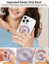 EWA 360 16 15 14 13 MagOne Cell Phone Grips, Phone Ring Holder Grip Stand, Stylish Twinkle Finger Grip Kickstand