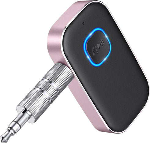 COMSOON Bluetooth AUX Adapter for Car, Noise Reduction Bluetooth Receiver for Music/Hands-Free Calls,