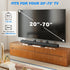 Rfiver 20-70 inch 110 lbs, 800x600mm, Universal TV Stand for Flat Curved TVs, Height Adjustable Table Top TV Stand, TV