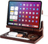 Oraich Wooden Phone Docking Station for Men, Nightstand & Desktop Organizer, Charging Stand for Phone, Watch, Wallet