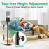 Speaker Stand Pair for LG Rear Speaker - Height Adjustable Floor Stand for Surround Sound Speakers