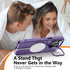 Magnetic Deep Purple Case for iPhone 14 Pro Max, Built-in Camera Stash, Compatible with MagSafe, Skin Feeling Protection
