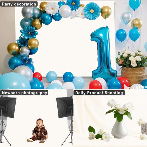 LYLYCTY 6X9 Ivory Backdrop for Photoshoot Professional Photo Backdrop Background Curtain for Product Photography