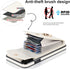 Asuwish Phone Case for iPhone Xs X 10 10s, Wallet Cover with Tempered Glass Screen Protector and RFID Blocking - Off