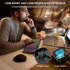 Wired Computer Keyboard, 7-Color Rainbow LED Backlit, Quiet Light Up Keyboard for Windows Mac PC Laptop