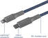 Cordinate USB-C to Lightning Cable, 6 Ft, Braided Cord, Fast Charge, Compatible with iPhone 13/12/11/Pro/Pro Max/Mini, iPad Pro, AirPod Pro, Sea Blue, 58649 by Cordinate