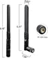 Dual Band PC WiFi Antenna 2.4Ghz/5.8Ghz 5dBi RP-SMA Male Connector, Bluetooth WiFi Antenna for Desktop PC - 2 Pack