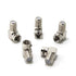 90 Degree Coaxial Connector - 3-Pack F Type Male to Female RG6 Right Angle Adapter