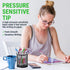 2 in 1 Capacitive Stylus & Ballpoint Pen - Comfort Grip for Any Touchscreen Device, Silver 5 Pack