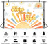 ASDCXZ 8x6ft Here Comes The Son Backdrop Sun Rainbow Baby Shower Photography Background Birthday Banner Cake Smash