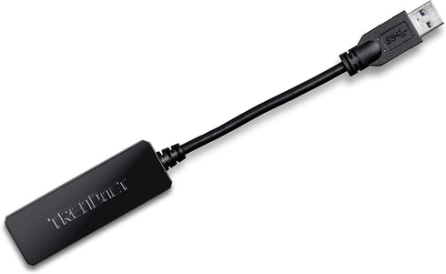 TRENDnet USB 3.0 to Gigabit Ethernet Adapter - Full Duplex 2Gbps Ethernet Speeds, USB-A, Windows Compatible