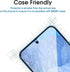 amFilm 3+1 Pack Tempered Glass Screen Protector for Google Pixel 8A, Bubble Free, Anti-Scratch, Case Friendly, Easy