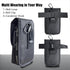 FAUDRECRO Dual Phone Holster with Belt Clip,Large Belt Smartphone Pouch for Men,Tactical Waist Cellphone