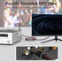Preffair 2Pcs/1 Pair RCA Cables OFC Copper Shielded Gold Plated RCA Male to Male Connectors (4.9FT/1.5M)