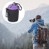 PATIKIL 2 Pcs 3.1" ID x 3.9" H Camera Lens Bag, Drawstring Pouch with Thick Neoprene