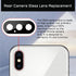 2 Sets for iPhone X OEM Back Camera Lens Glass Replacement for iPhoneX 10 Rear Main Camera Lens with Dual-Sided Adhesive Repair Kit Fix Tool Tweezers A1865 A1901 A1902