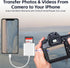 wtyixs iPhone14/13/12/11/XS/XR/X/8/7/Plus/Pro SD Card Reader for iPhone, Memory Card Reader for iPad with Dual Slot