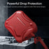 ESR AirPods Pro 2nd Generation Case (HaloLock), Compatible with 1st/2nd Gen, MagSafe, Drop Protection, Red with Cleaner