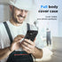 iPhone 14 Waterproof Case with Built-in Screen Protector, Heavy Duty Dustproof Shockproof Cover for 6.1" Black.
