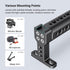 SmallRig Camera Top Handle Grip, DSLR Cage Handle with Cold Shoe Mount for Camera Rig - 1638