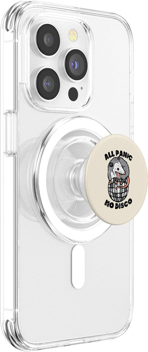Opossum Phone For Men Women Kids Possum Gift Opossum All Panic No Disco Funny Possum Scream Men Women Kid PopSockets