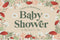 Sursurprise Mushroom Baby Shower Decorations, Mushroom Baby Shower Backdrop Banner Photo Photography Background