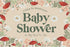 Sursurprise Mushroom Baby Shower Decorations, Mushroom Baby Shower Backdrop Banner Photo Photography Background