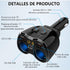 Cigarette Lighter Splitter 2 Socket, Qidoe 150W Cigarette Lighter Adapter 20W USB C Car Charger and 18W QC3.0 Multi