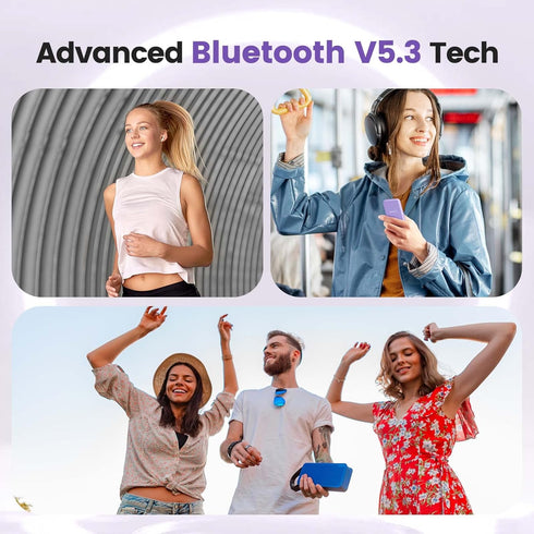 AGPTEK 32GB MP3 5.3, A09X 2.4" 128GB, Player with Bluetooth Screen Portable Music Player with Speaker Lossless Sound
