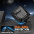 Samsung Galaxy Buds 3 & Buds 3 Pro Case, Full Body Shockproof Hard Shell Protection with Secure Lock Clip & Cleaning Kit