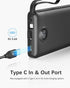 VRURC Portable Charger 10000mAh with Built-in Cables, Slim USB C Power Bank, 5 Output 2 Input, Compatible with iPhone,