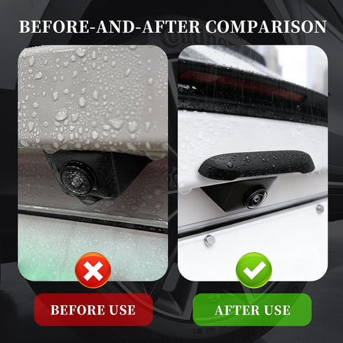 KIFIDAN Silicone Car Backup Camera Rain Shield,Soft Wider Backup Camera Rain Cover for Providing Clear Reversing