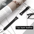 ID208 Plus Smart Watch Band, Lamshaw Slim Vintage Leather Strap Replacement for Quican ID208 Plus Smart Watch