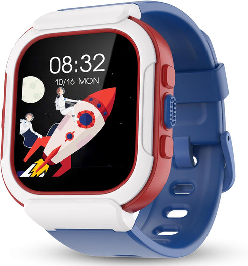 Kids Smart Watch, IP68 Waterproof Fitness Tracker with 1.4'' DIY Watch Face, Heart Rate, SpO2, Sleep Monitor,