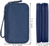Electronic Organizer Travel Cable Organizer Electronics Accessories Cases,Waterproof Portable Cable Organizer Bag, Travel Gear Carry Bag for Cord, Charger, Flash Drive, Phone, SD Card, Navy Blue