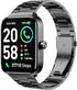 Compatible Stainless Steel Metal Replacement Strap for Fitpolo IDW15 Smart Watch, 19mm, Compatible with