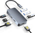 Buerlaseul Docking Station Dual Monitor for Dell/HP/Mac Laptops, 7 IN 1 USB C