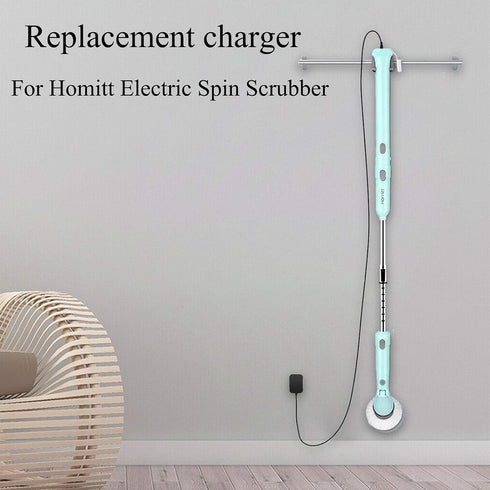 WUKUR Charger for Homitt Electric Spin Scrubber, AC Adapter for HM115C, HM115CW, HM115CD, HM115CG and More